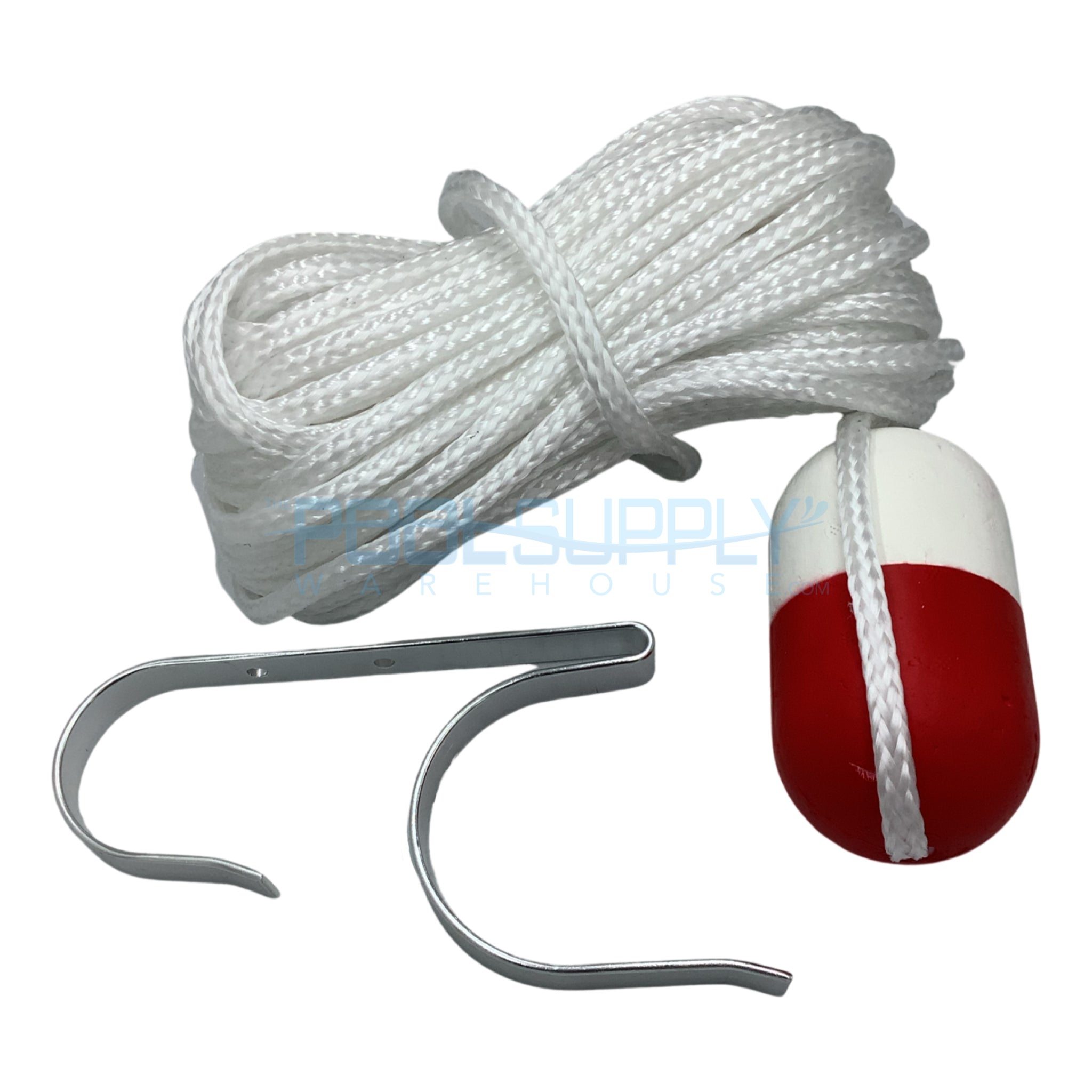 50' Ring Buoy Throw Rope - Throw Line for Life Ring