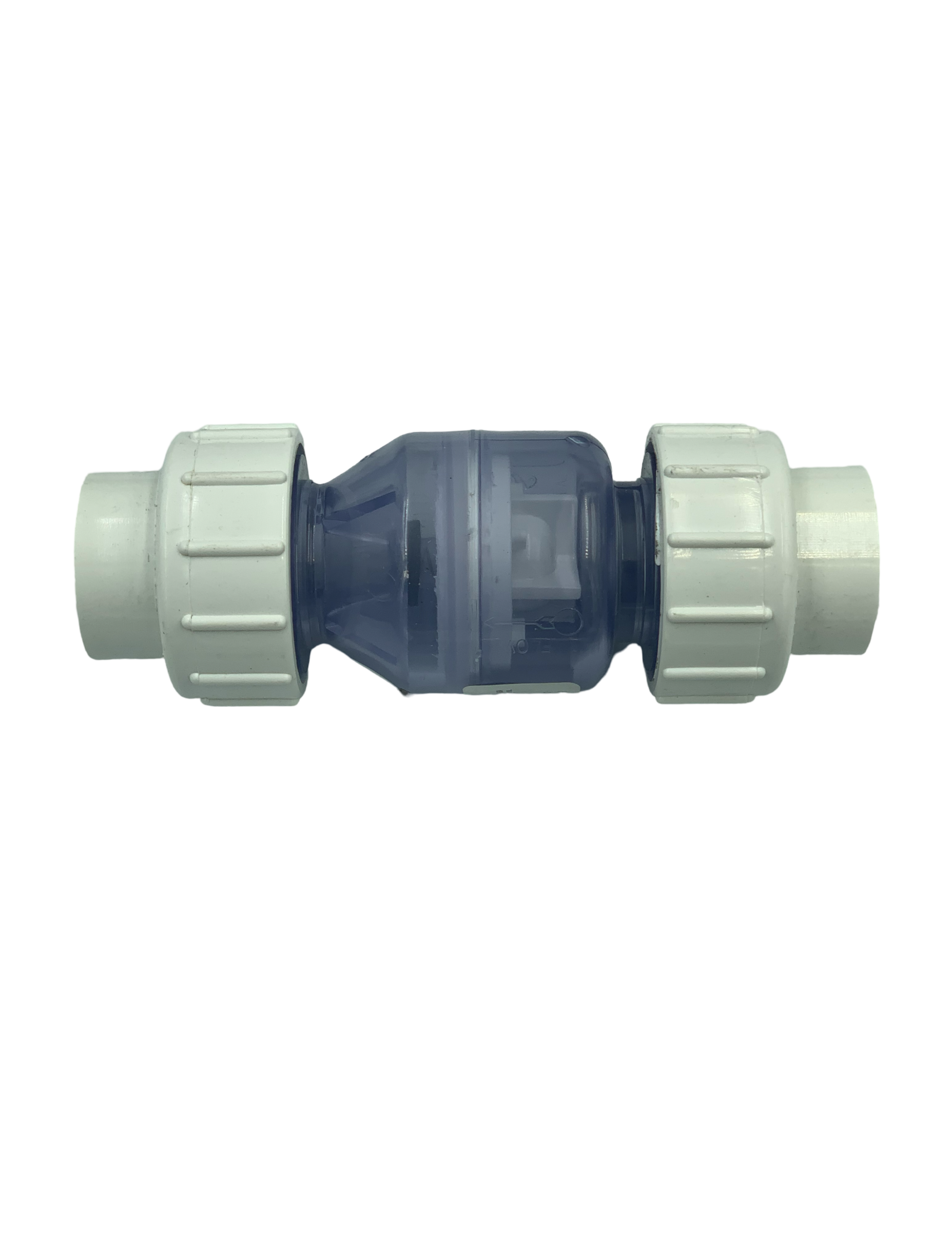 NDS 1" True Union Spring Check Valve, Clear - 1700C10